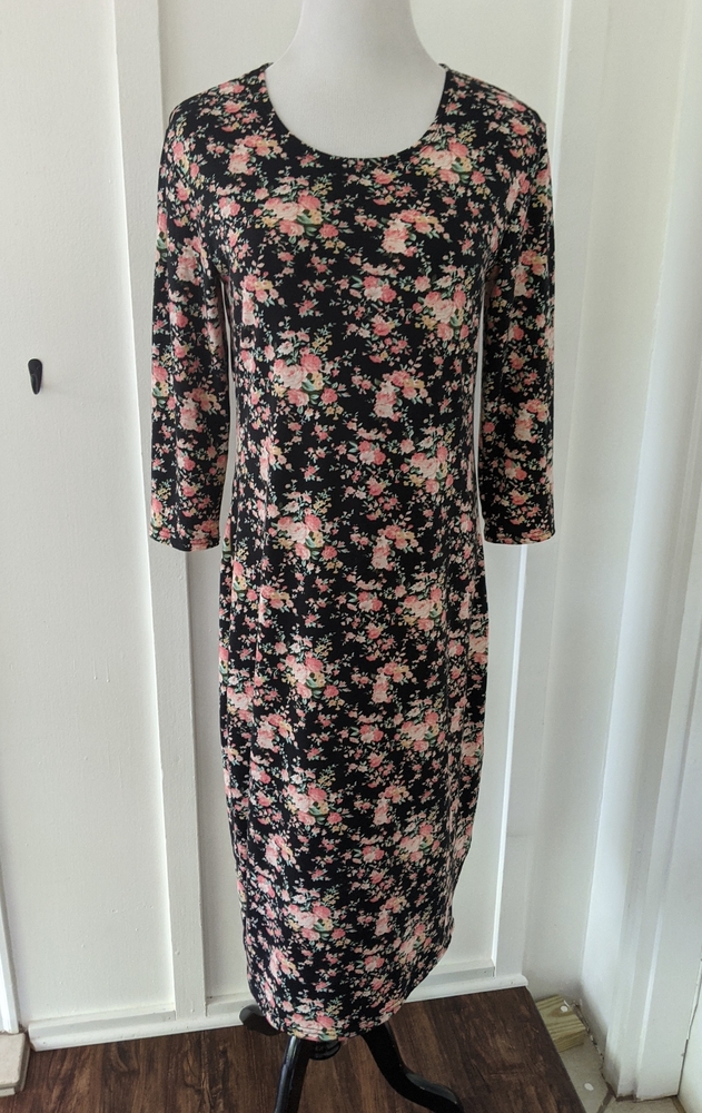 Sign here floral everyday tee dress